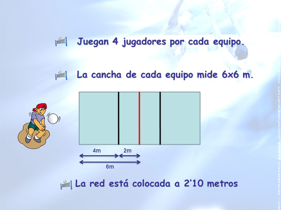 Principales reglas del mini voleibol